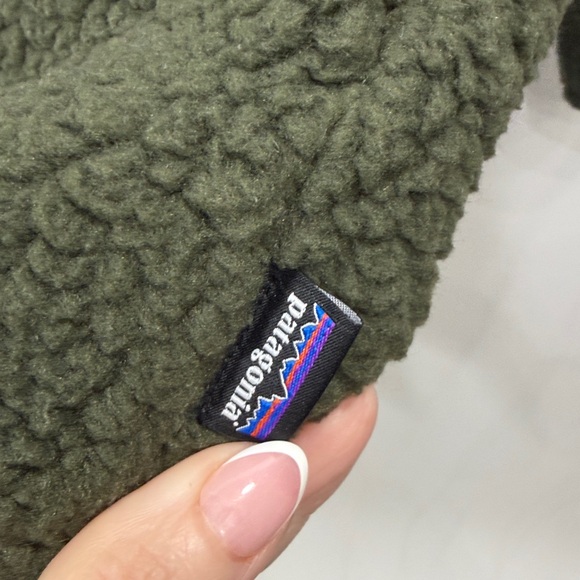 Patagonia Women’s Retro Pile Shacket size Small.Green - Picture 4 of 10